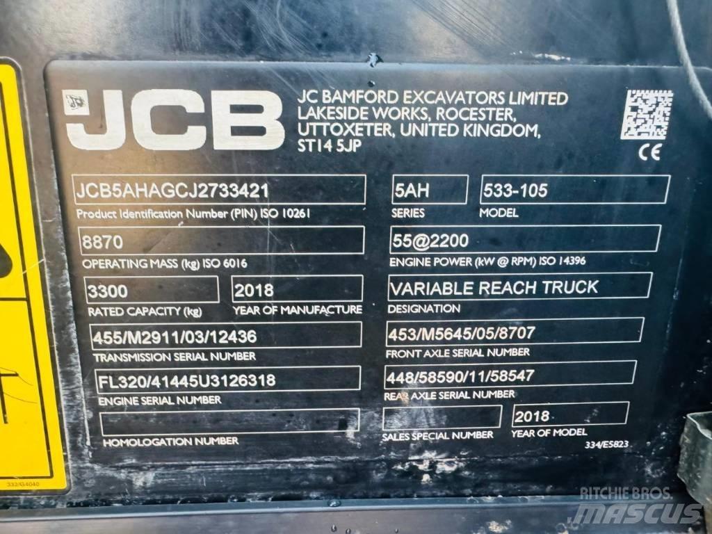 JCB 533-105 Телескопические погрузчики