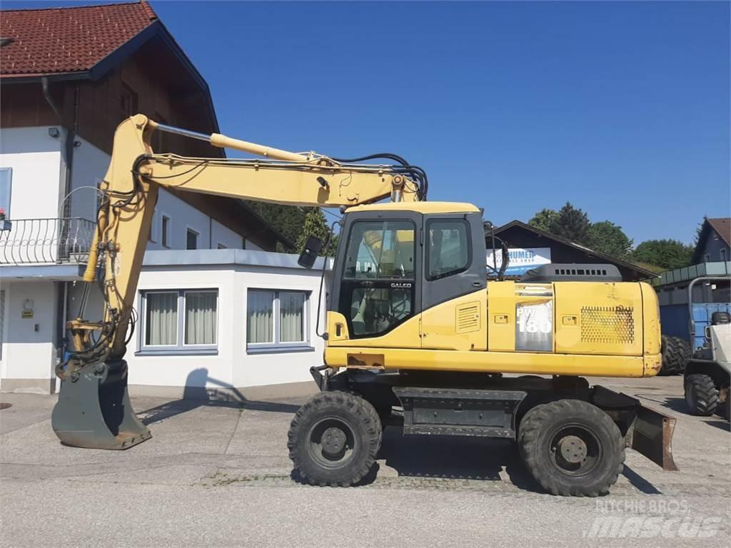 Komatsu PW180-7 Колёсные экскаваторы