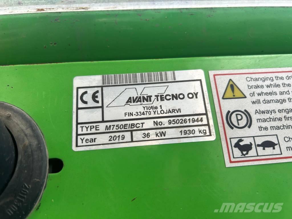 Avant 750 Многофункциональные сельскохозяйственные погрузчики