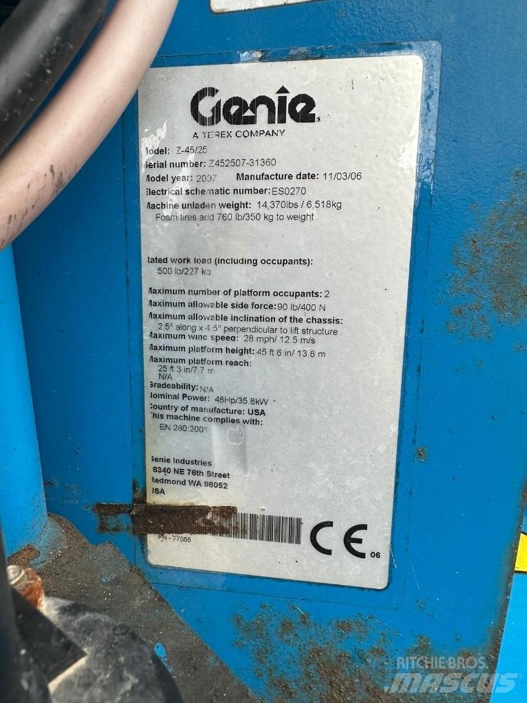 Genie Z 45/22 Коленчатые подъемники