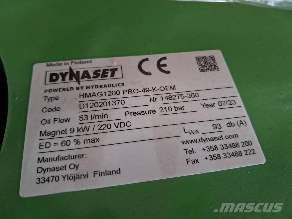 Dynaset HMAG1200 Компоненты строительной техники
