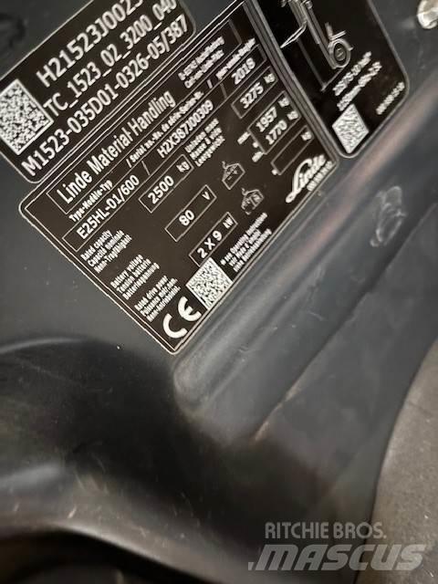 Linde E25/600HL Электропогрузчики