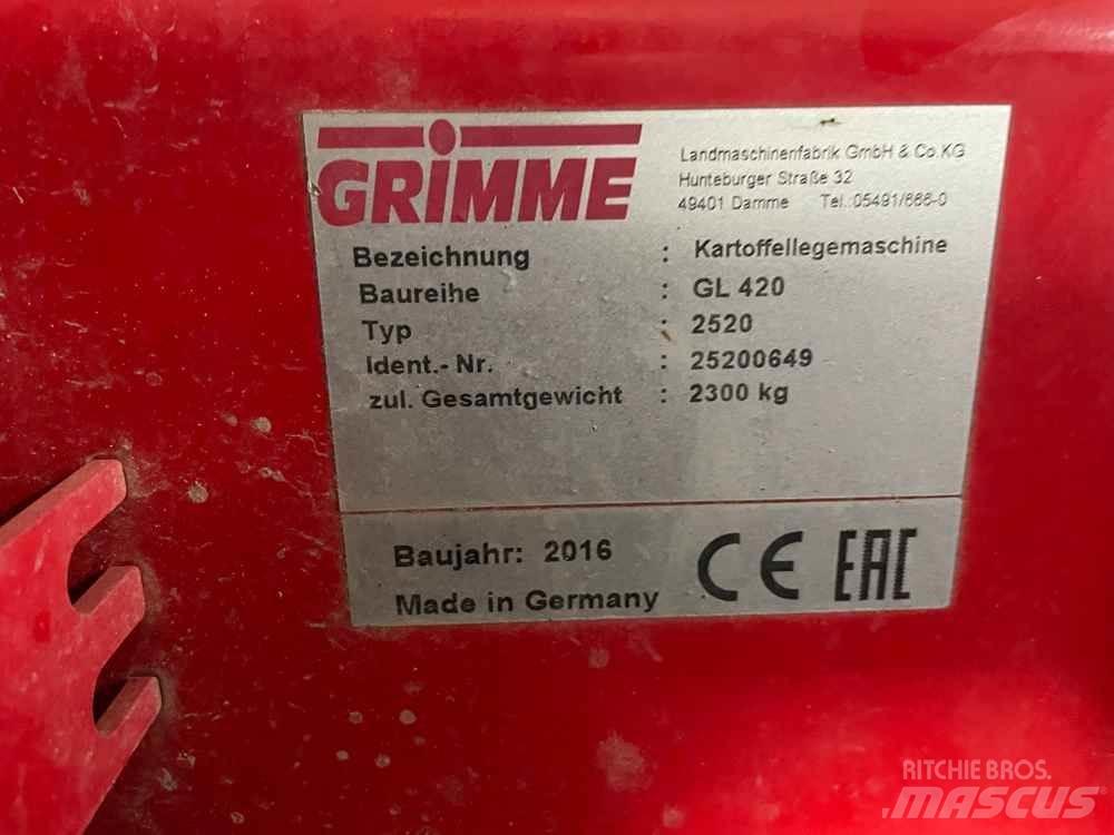 Grimme GL 420 Картофелесажалки