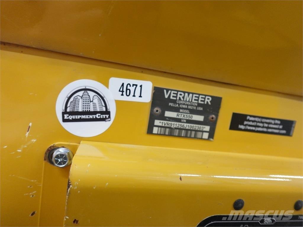 Vermeer RTX550 Траншеекопатели