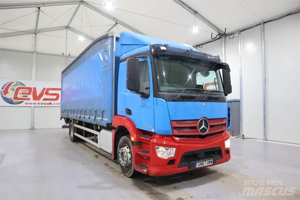 Mercedes-Benz ANTOS 1824 Тентованные грузовики
