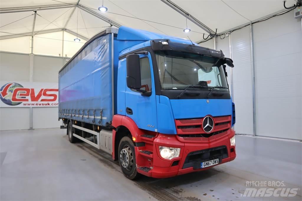 Mercedes-Benz ANTOS 1824 Тентованные грузовики