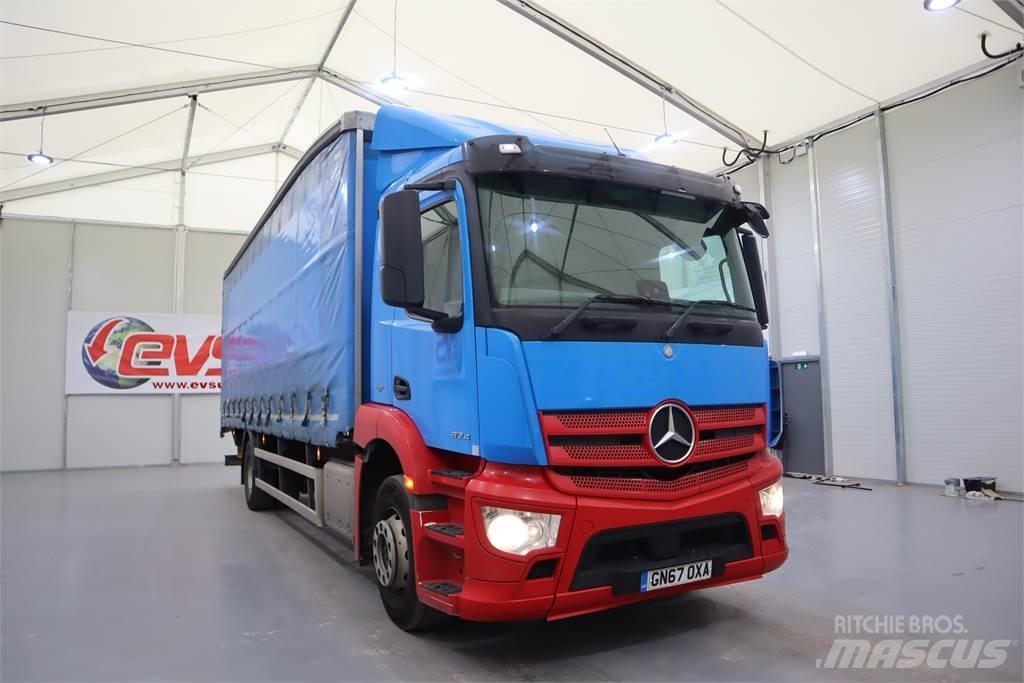 Mercedes-Benz ANTOS 1824 Тентованные грузовики
