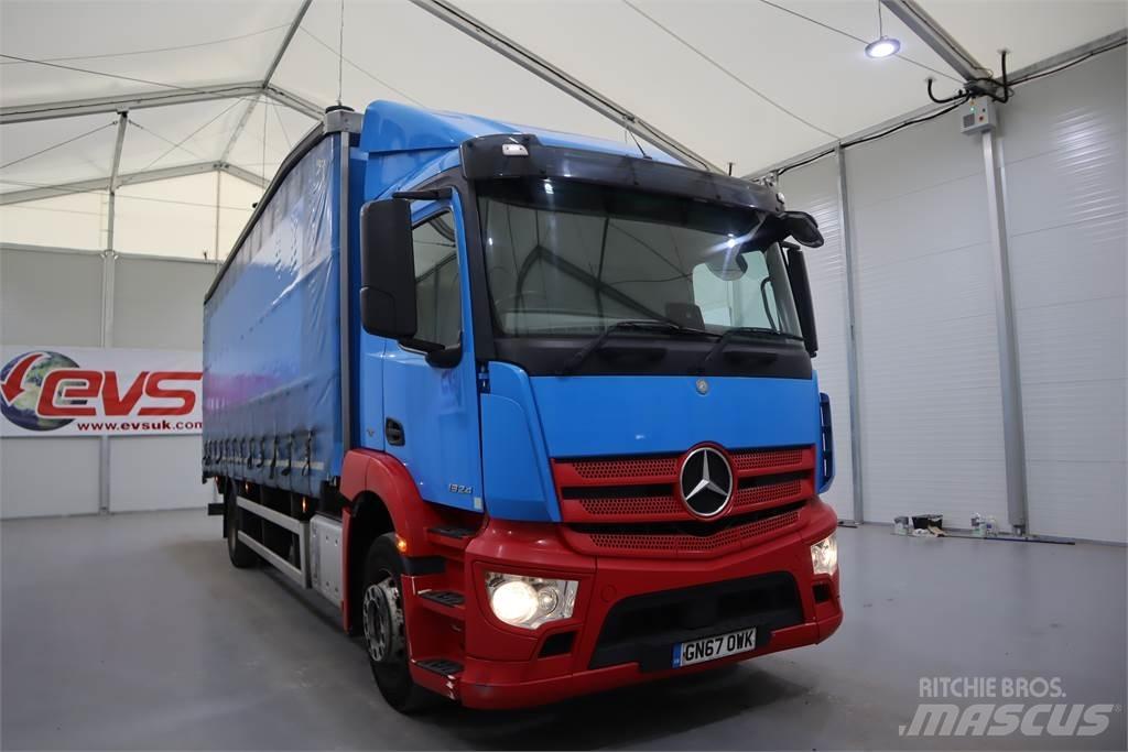 Mercedes-Benz ANTOS 1824 Тентованные грузовики