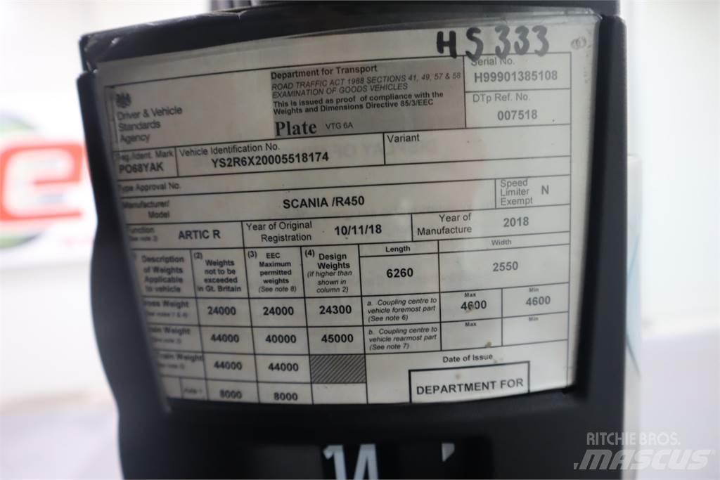 Scania R450 Седельные тягачи
