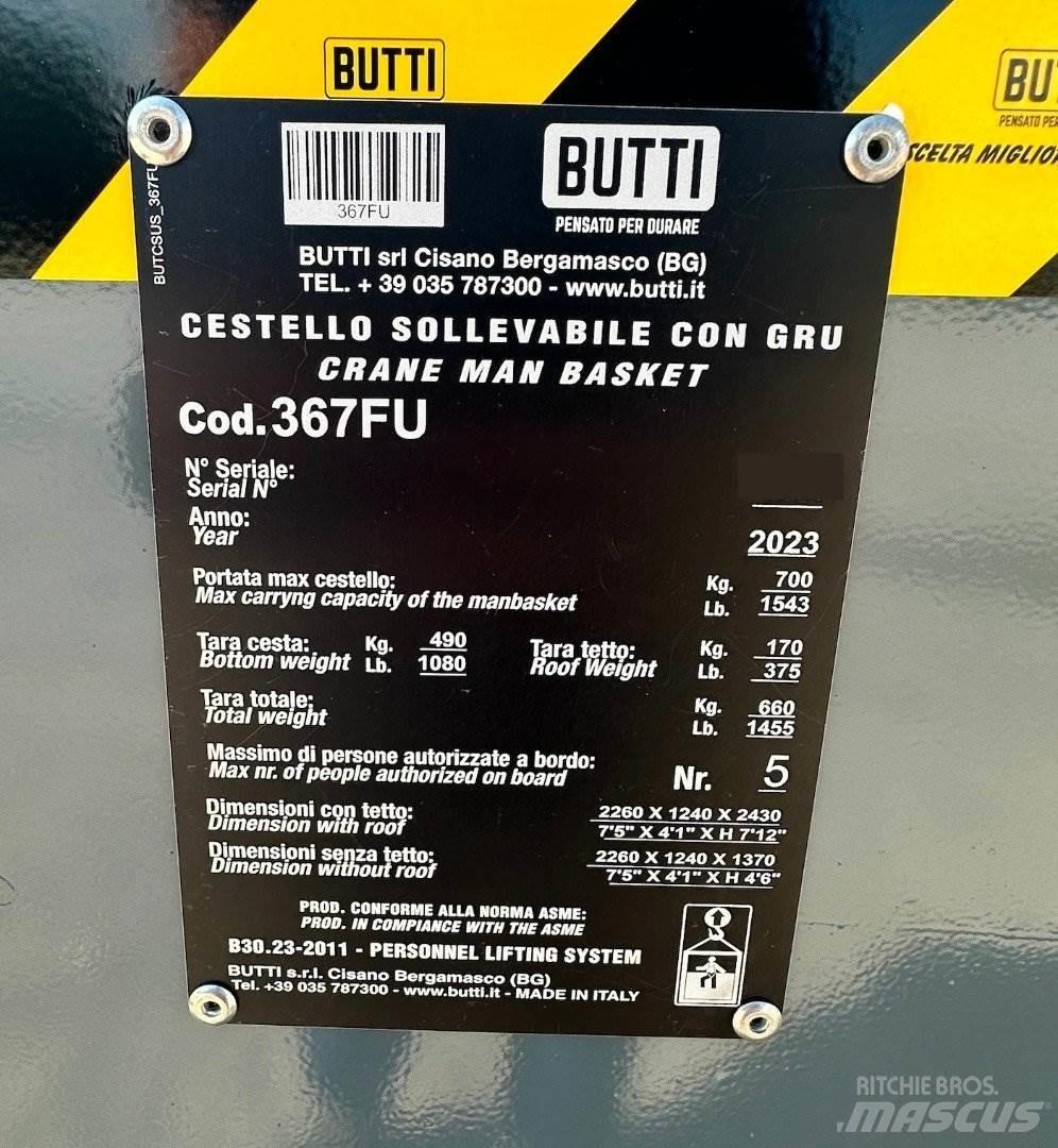 Butti 367FU Запчасти для кранов