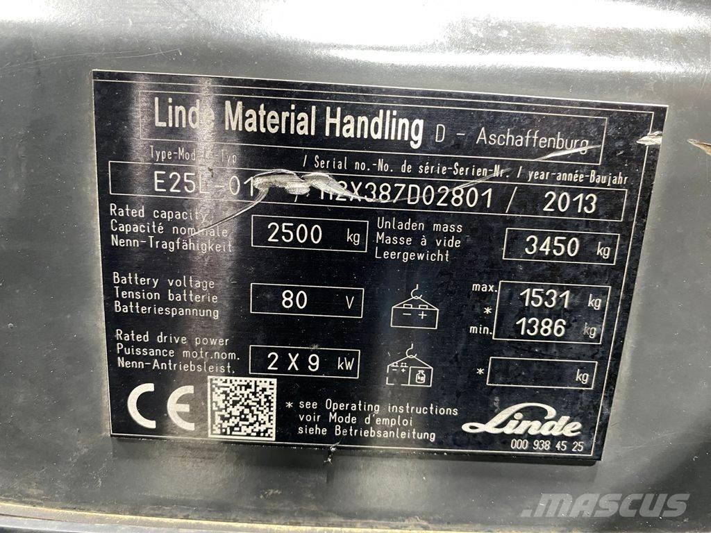 Linde E25L Другие складские механизмы