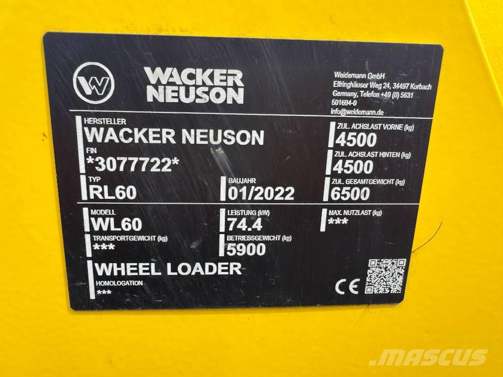 Wacker Neuson WL60 Фронтальные погрузчики