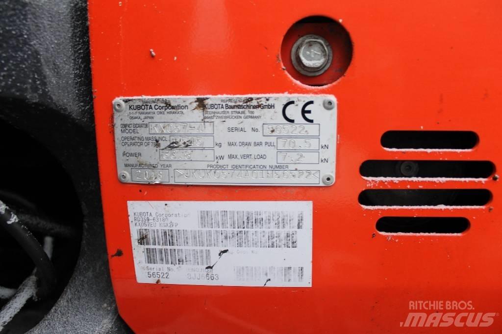 Kubota kx57-4 Мини-экскаваторы