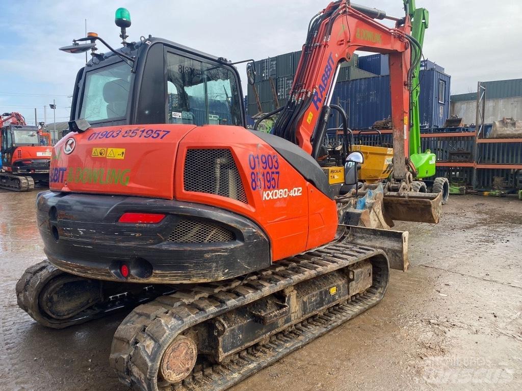 Kubota KX 080-4 Малые экскаваторы 7т-12т