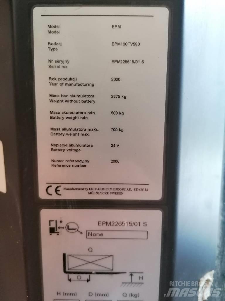 UniCarriers EPM100 Высотные комплектовщики