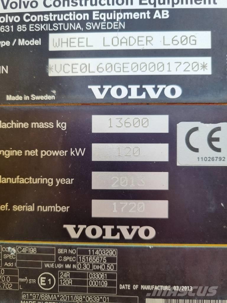 Volvo L 60 G Фронтальные погрузчики