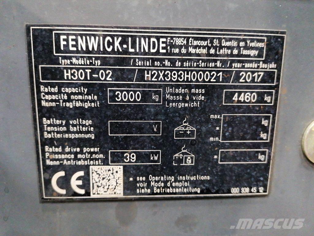 Linde H30T-02 Газовые погрузчики