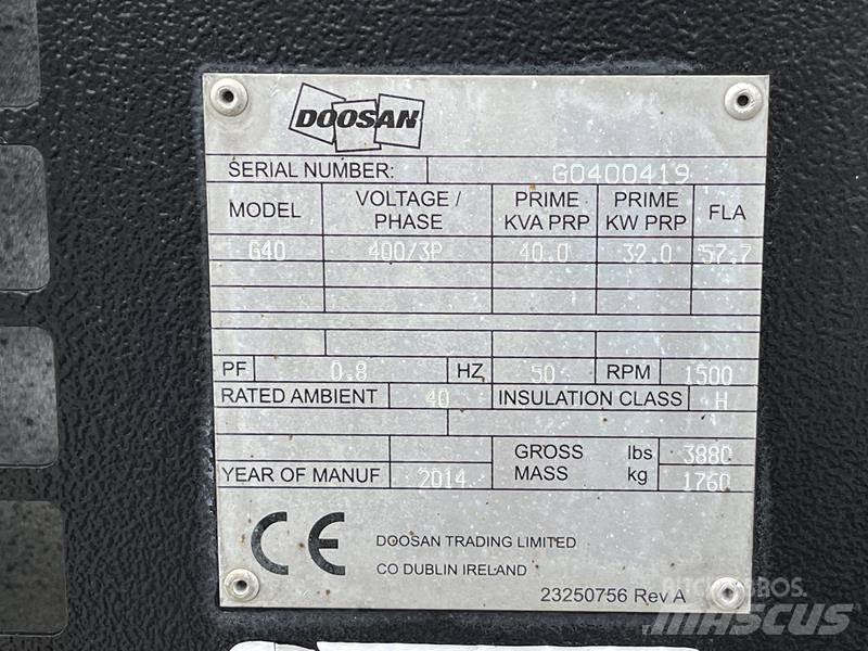 Doosan G 40 Дизельные генераторы