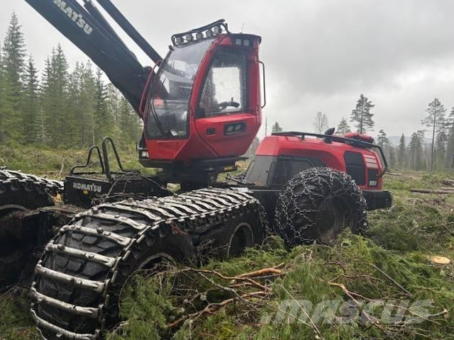 Komatsu 951 Харвестеры