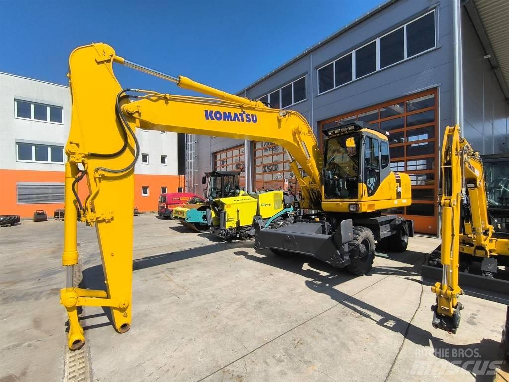 Komatsu PW 180-7 Колёсные экскаваторы