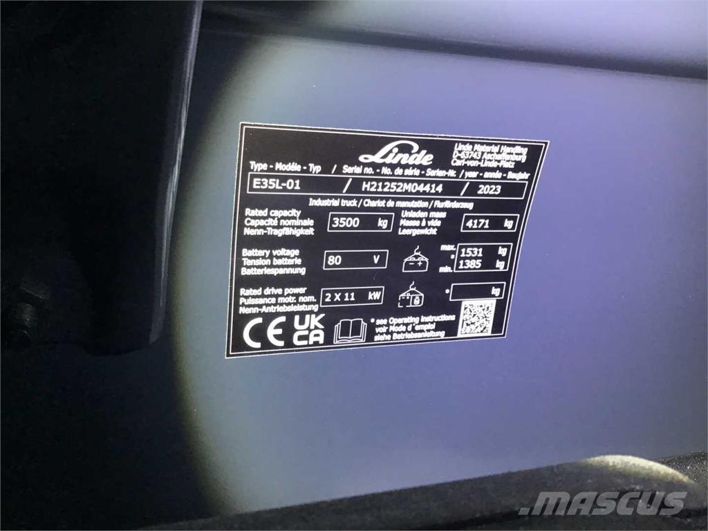 Linde E35L Электропогрузчики