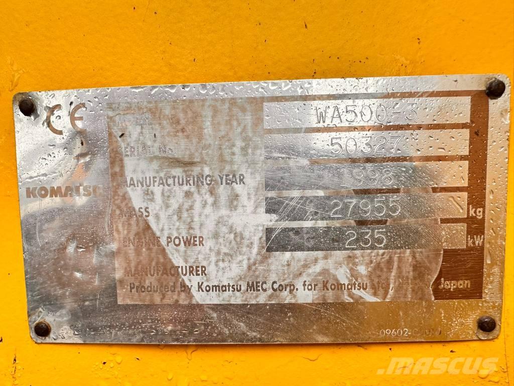 Komatsu WA500-3 Фронтальные погрузчики