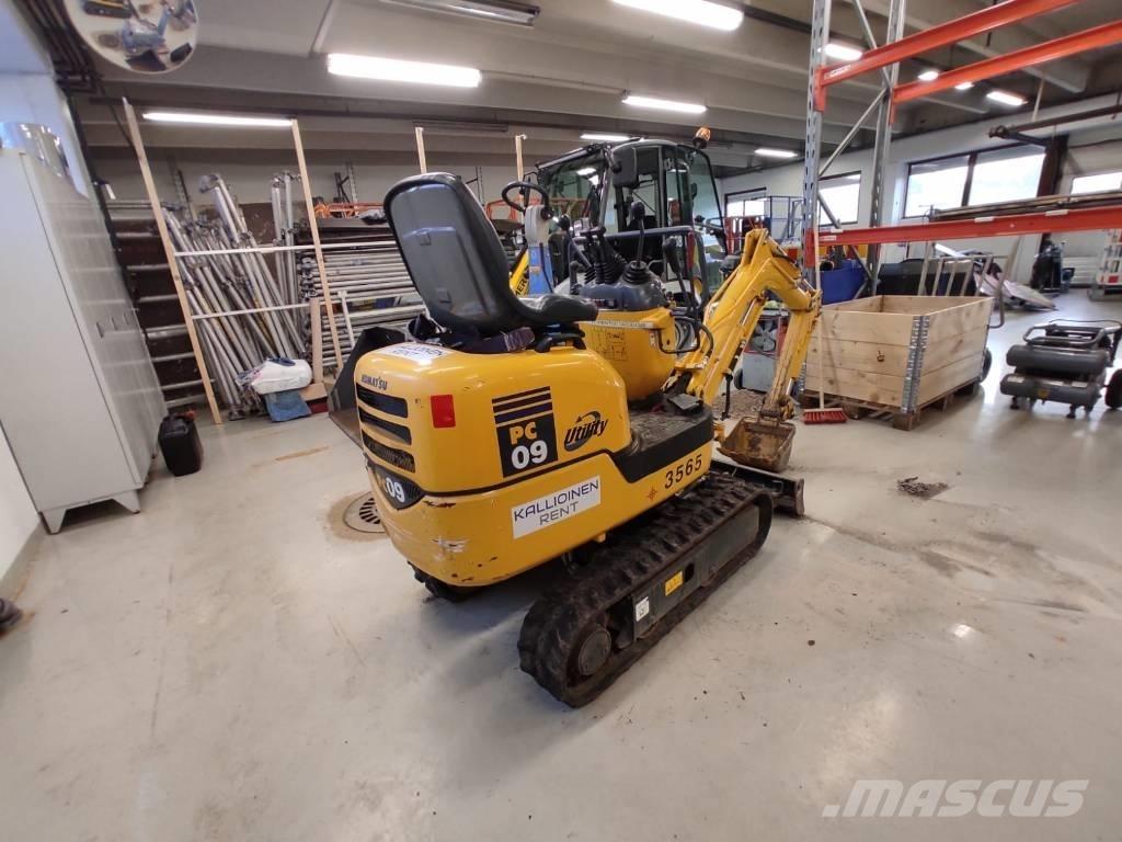Komatsu PC 09-1 Мини-экскаваторы