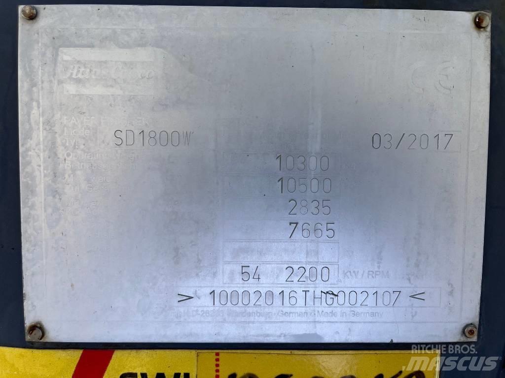 Dynapac SD 1800 W Асфальтоукладчики