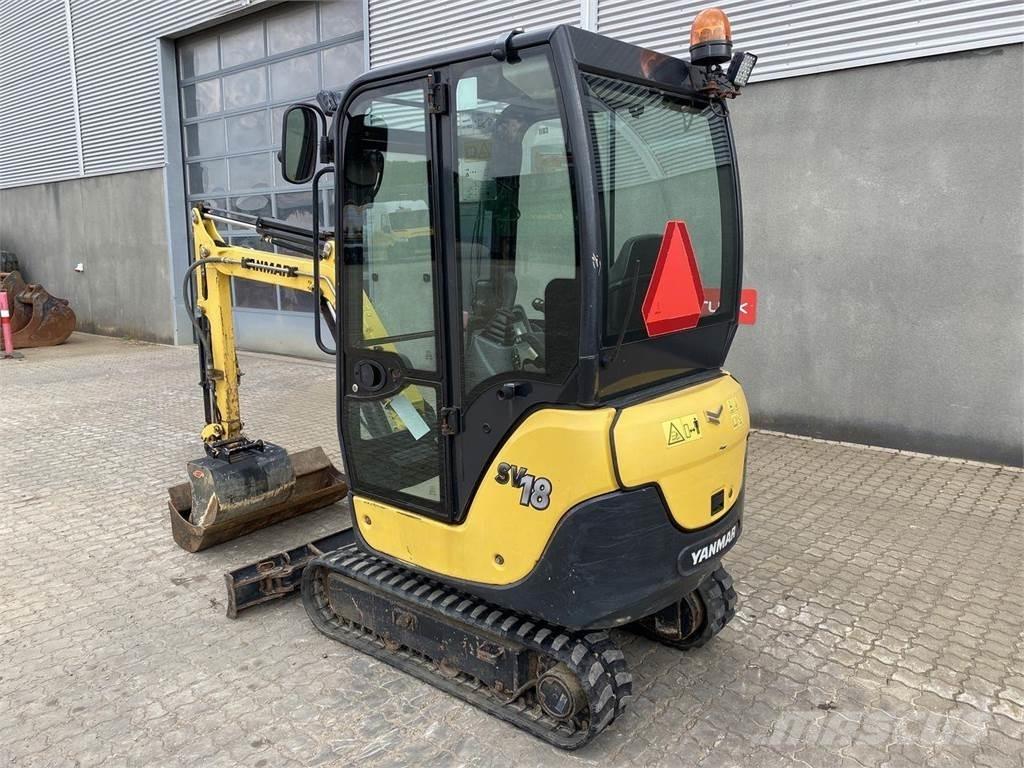 Yanmar SV18 Колёсные экскаваторы