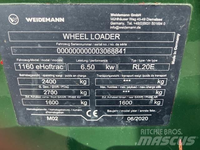 Weidemann 1160e Малые погрузчики