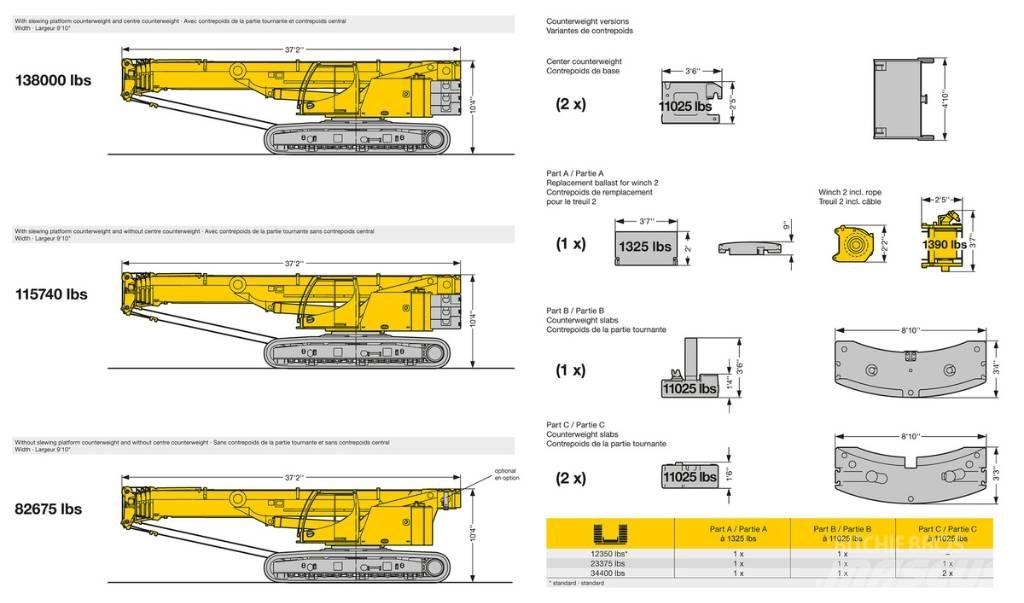 Liebherr LTR1060 Гусеничные краны