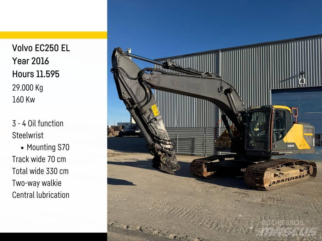 Volvo EC 250 EL Гусеничные экскаваторы