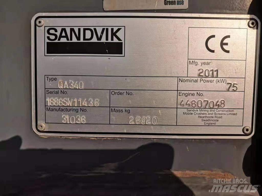 Sandvik QA 340 Сортировочные установки