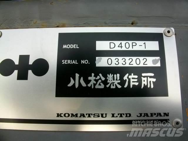 Komatsu D 40 P Гусеничные бульдозеры