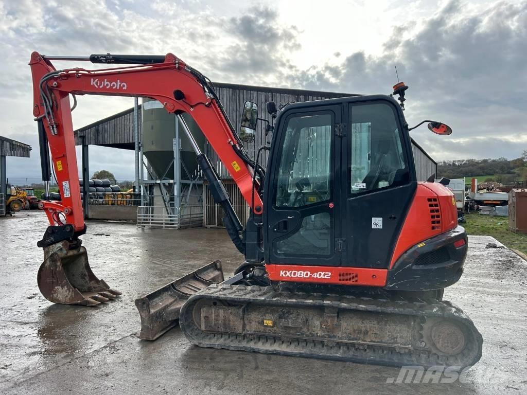 Kubota KX 080-4 Малые экскаваторы 7т-12т