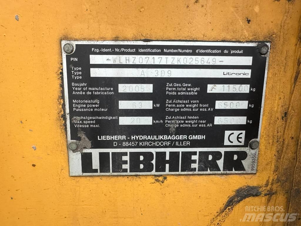 Liebherr A 309 Колёсные экскаваторы