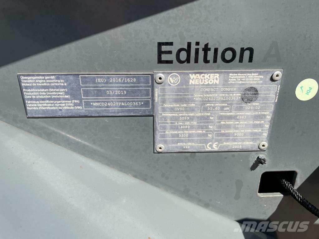Wacker Neuson DV 90 Мини-самосвалы
