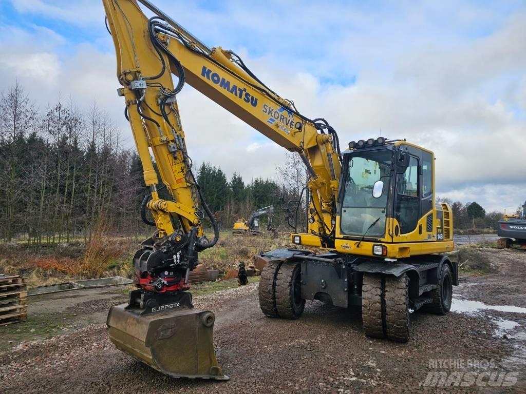 Komatsu PW148-8 Колёсные экскаваторы