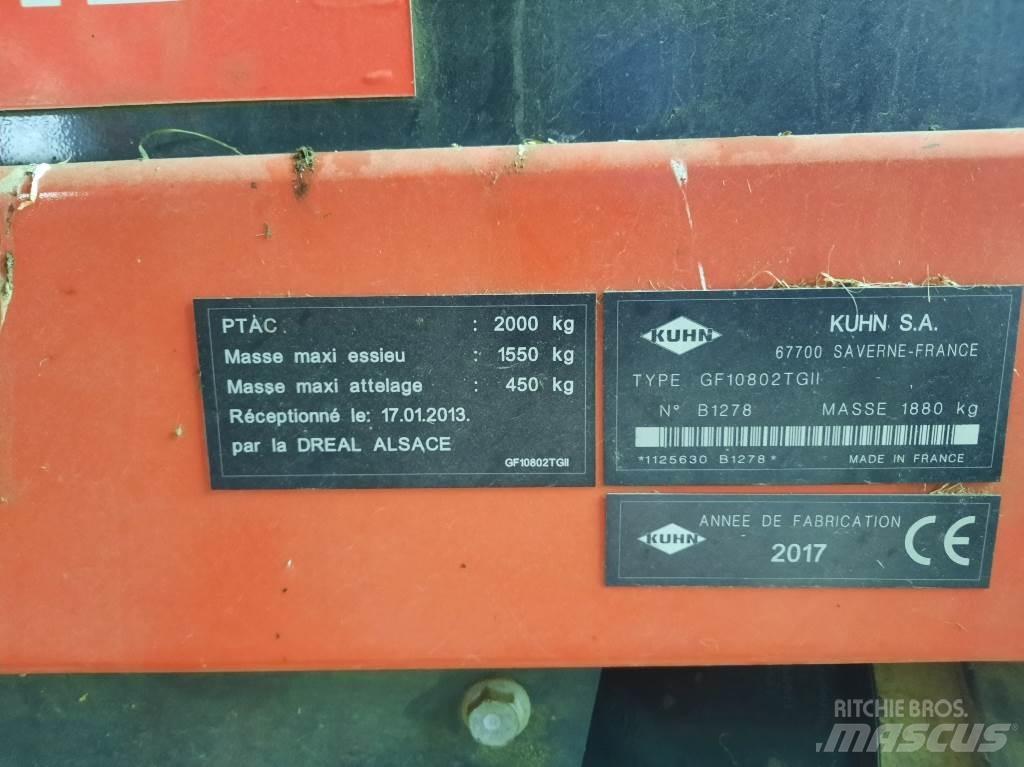 Kuhn Gf10802 tg2 Грабли-ворошилки