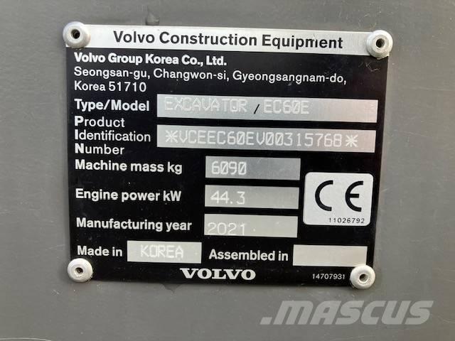 Volvo EC 60 E Гусеничные экскаваторы