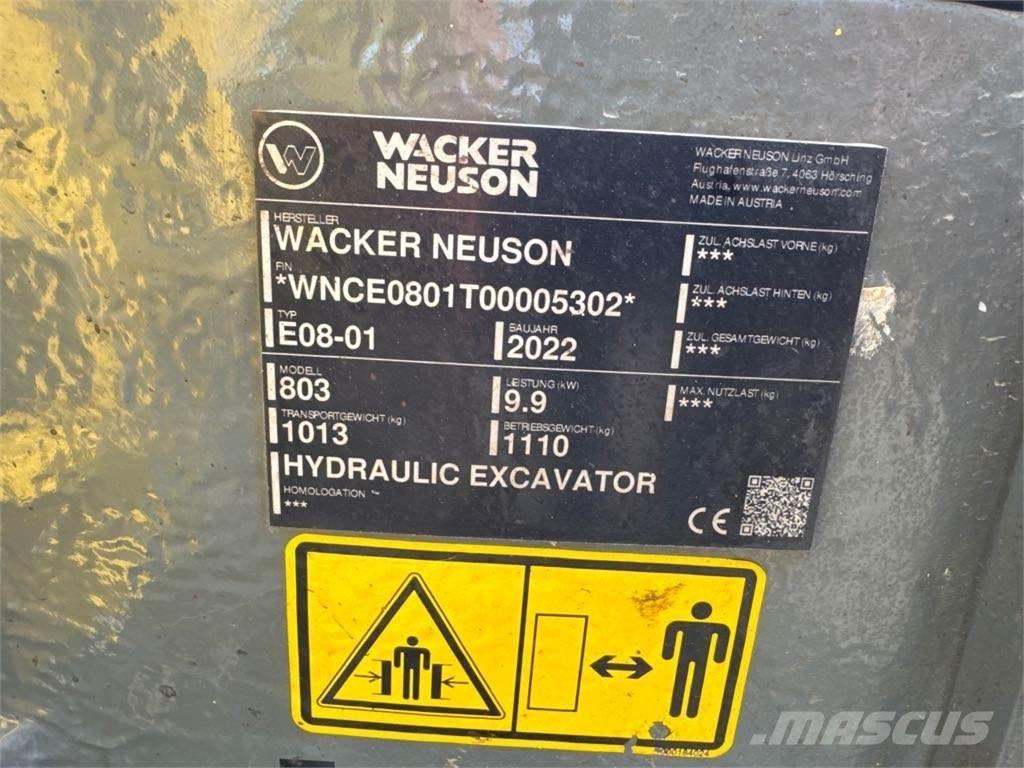 Wacker Neuson 803 Гусеничные экскаваторы