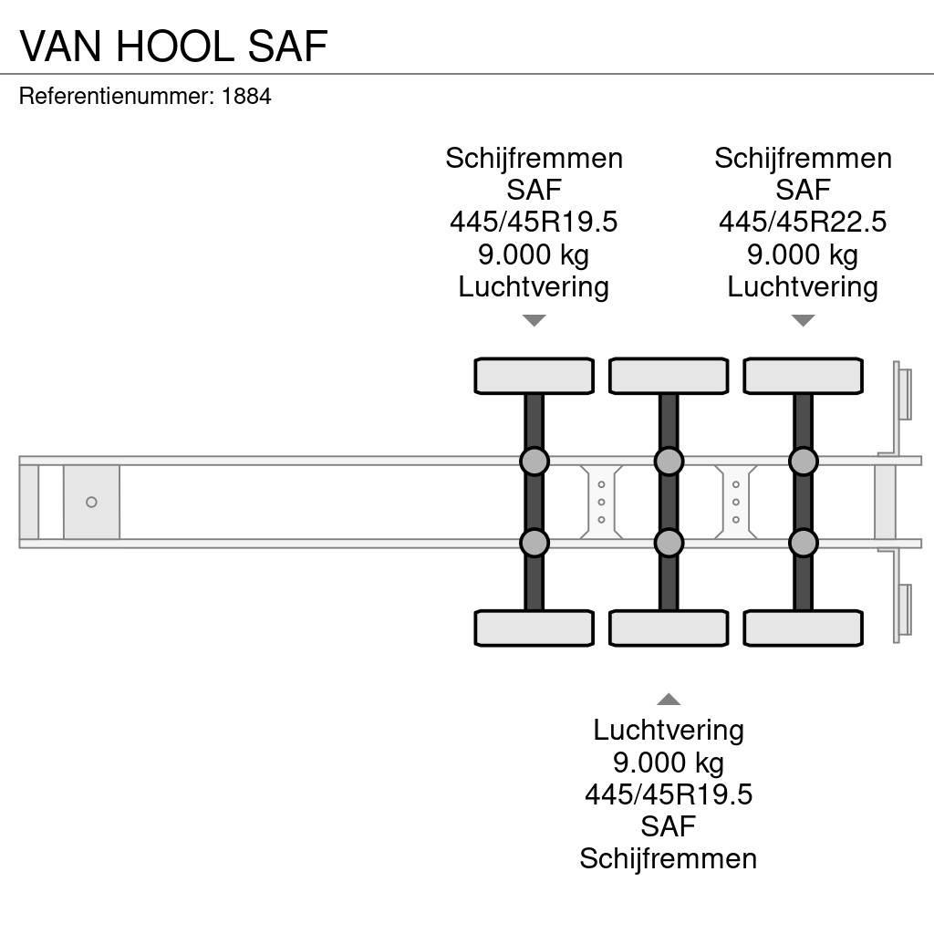 Van Hool SAF Тентованные полуприцепы