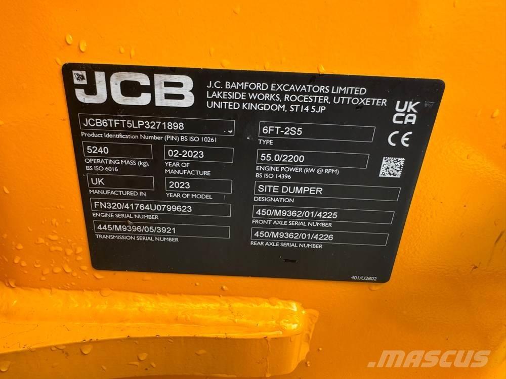 JCB 6T-2FT Мини-самосвалы