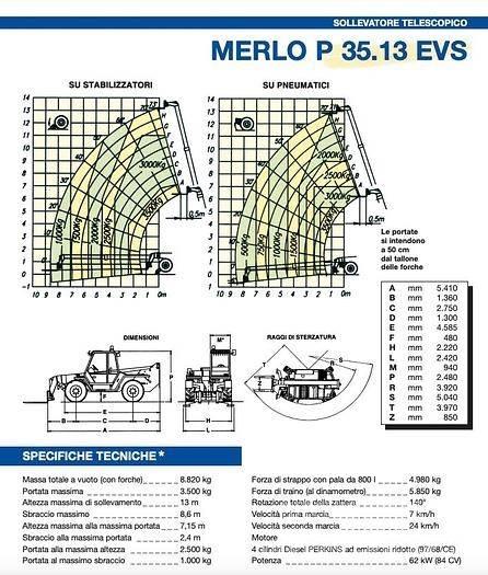 Merlo P35.13EVS Телескопические погрузчики