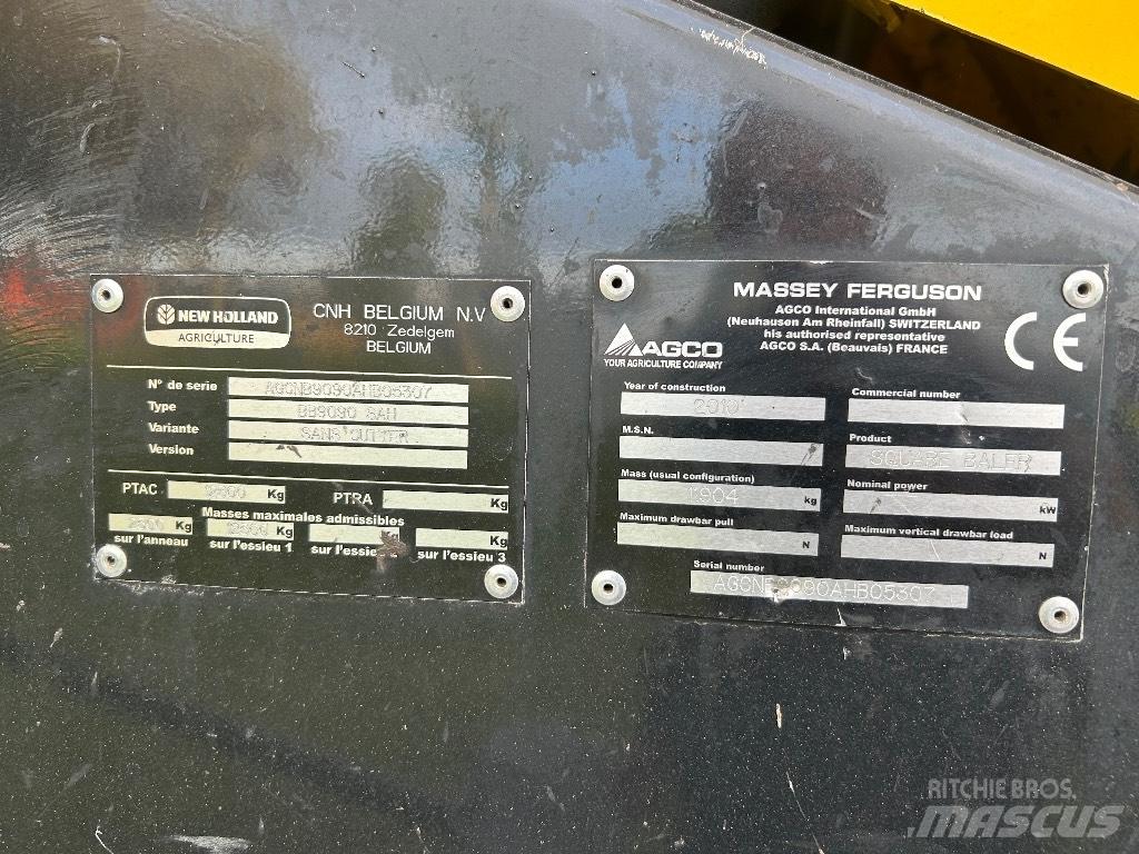 New Holland BB 9090 Тюковые пресс-подборщики