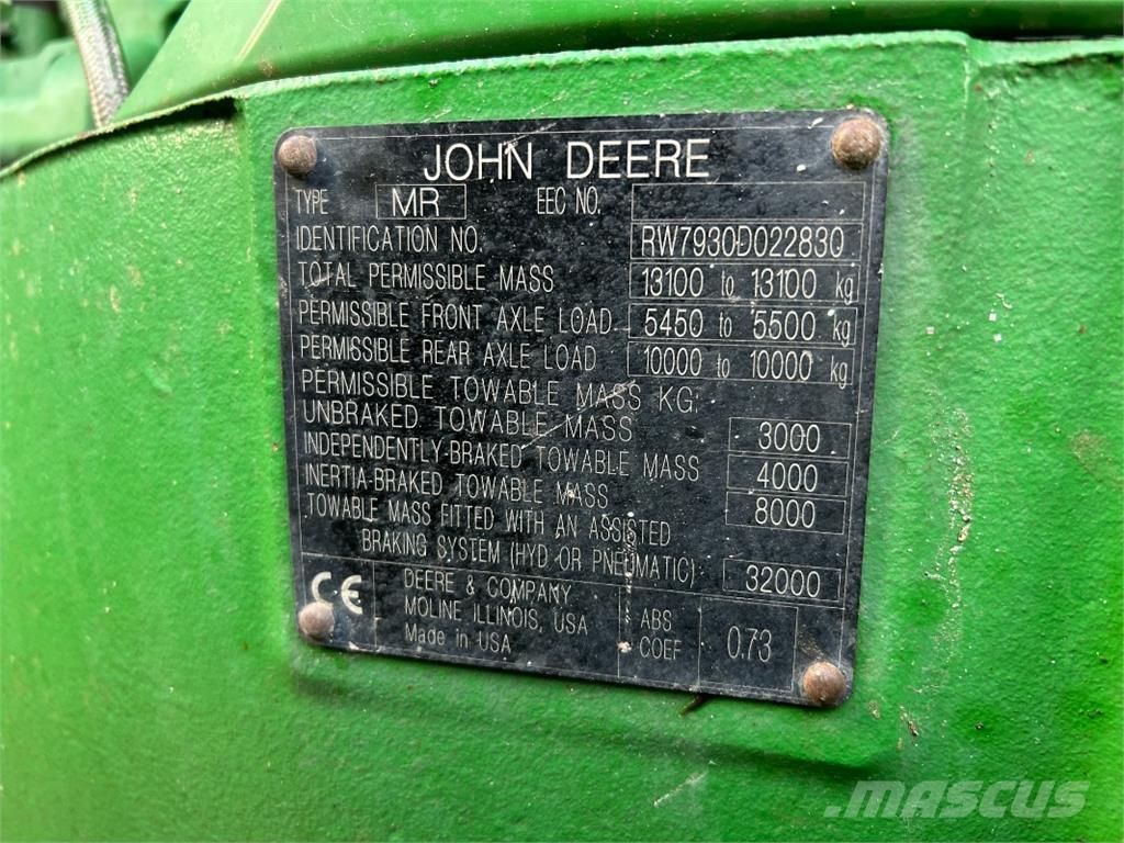 John Deere 7930 Трактора