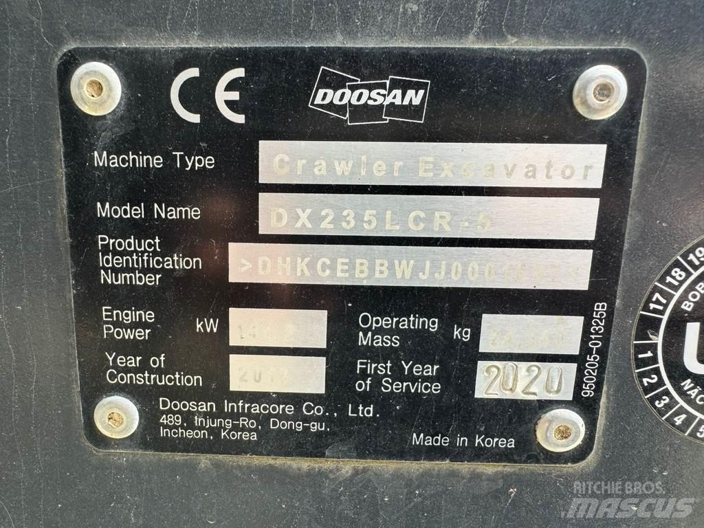 Doosan DX235LCR-5 Гусеничные экскаваторы