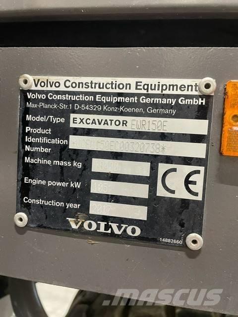 Volvo EWR150E Колёсные экскаваторы