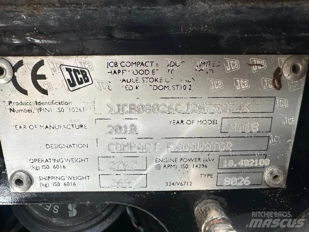 JCB 8026 Мини-экскаваторы