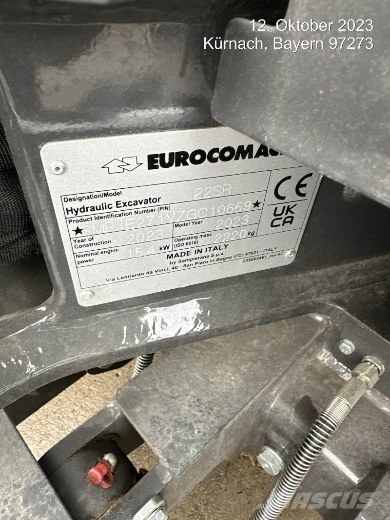Eurocomach 22SR Мини-экскаваторы